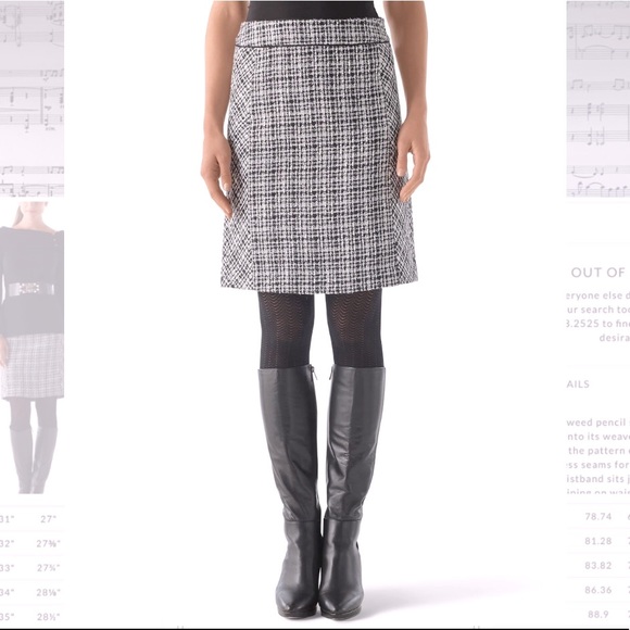 White House Black Market Dresses & Skirts - White House Black Market fully lined tweed skirt